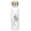 Custom Wood Top Stainless Steel Water Bottle 591ml