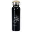 Custom Wood Top Stainless Steel Water Bottle 591ml